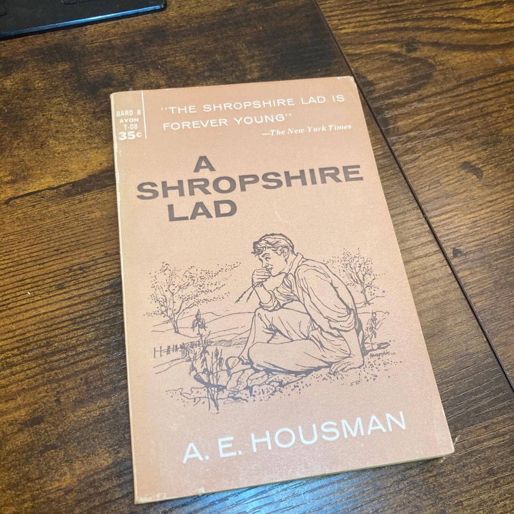 A Shropshire Lad A.E. Housman 1964 Avon Bard Vintage Paperback Elinore Blaisdell